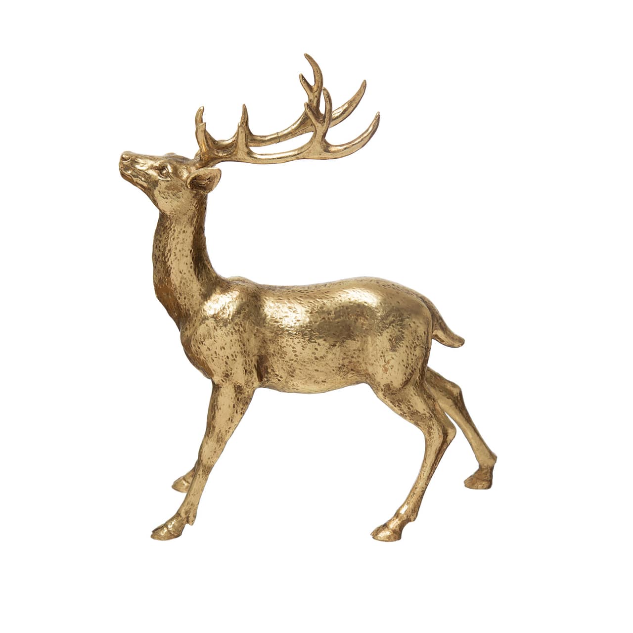 Hello Honey® 14.5" Decorative Gold Standing Deer Figurine